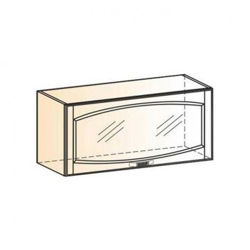Шкаф навесной "Бергамо" L800 H360 (1 дв. рам.) (эмаль)-фото